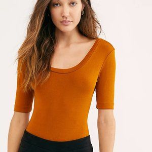 Free People Slinky Tee Bodysuit NWT